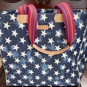 CONSUELA CHECKED OUT TOTE, STAR